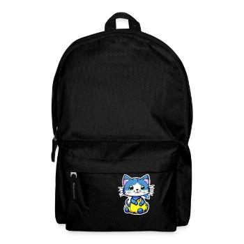 cat kawaii - cute - manga - Backpack - black - Front