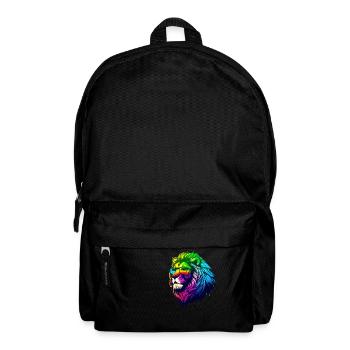 Lion à lunette - Sac à dos - noir - Devant