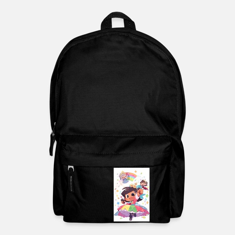 Diverses Pride-Trio: Freundschaft feiern und - Rucksack - Schwarz