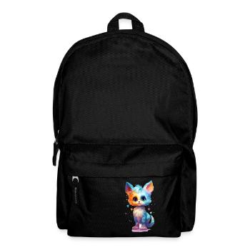 Cute little Sweetheard Kitty Cat Shirt Design - Backpack - black - Front