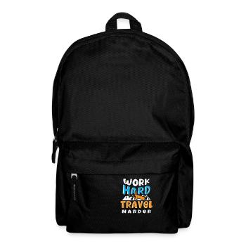 Voyage, Voyage, Vacances, Vacances, Voyage - Sac à dos - noir - Devant