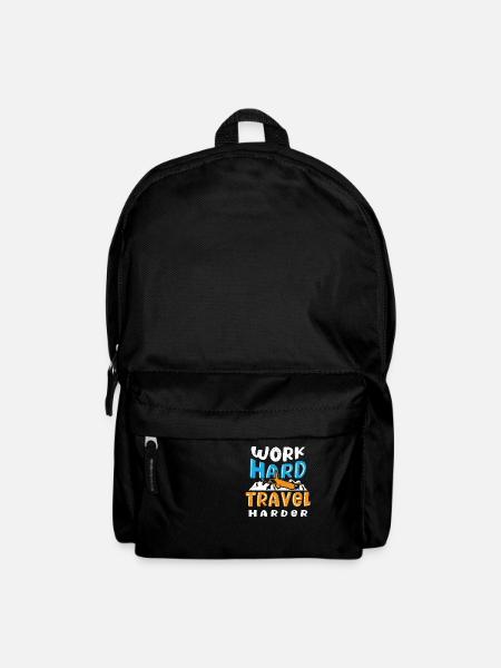 Reisen Reise Urlaub Ferien Verreisen - Rucksack - Schwarz