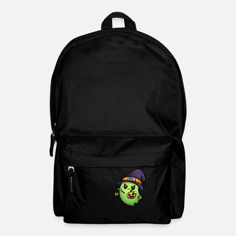 Cute Zombie Ghost - Party - Halloween - Backpack - black