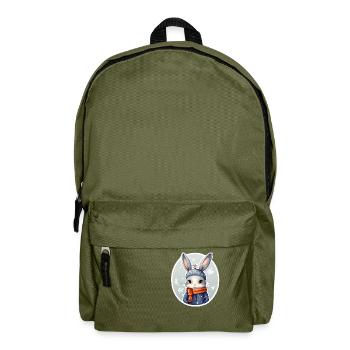 Lapin des neiges - Sac à dos - vert olive - Devant