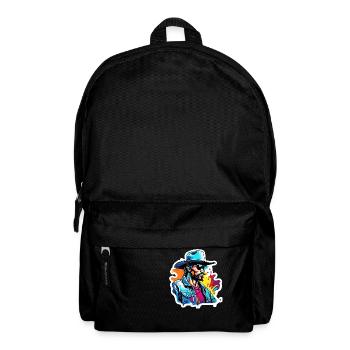 Cowboy / Wilde Westen / Wüste / Lasso / Rodeo - Rucksack - Schwarz - Vorne
