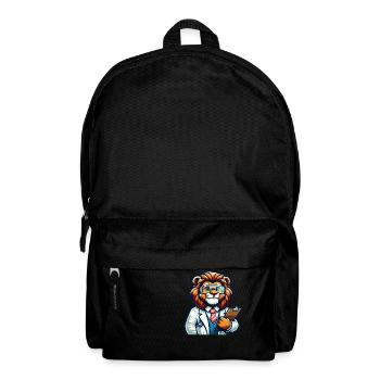 Scientifique Lion mignon - Sac à dos - noir - Devant