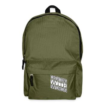 Creative Thinking Self-Publishing - Backpack - olive green - Front