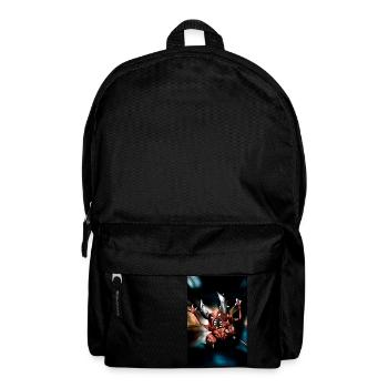 Anime Pinsir Drawing to Print, Stock Illustration - Backpack - black - Front