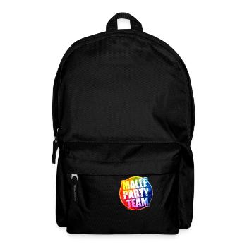 Malle Party Team Bunt - Rucksack - Schwarz - Vorne