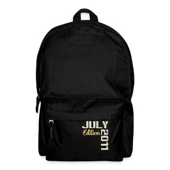 Juillet 2011 Chemise D’anniversaire Juillet 2011 - Sac à dos - noir - Devant