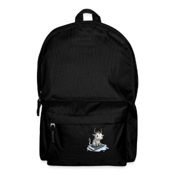 cute mythical creature on iPhone - Rucksack - Schwarz - Vorne