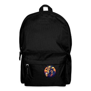 Chèvre de montagne Bière Bande dessinée - Sac à dos - noir - Devant