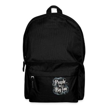 People Not A Big Fan 1 mbaNot a fan of people - Backpack - black - Front