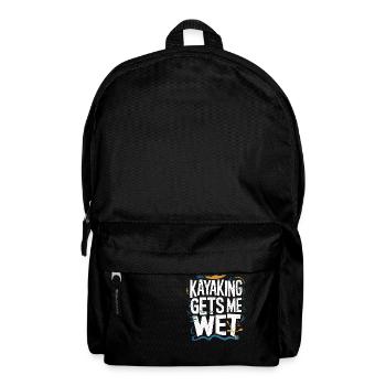 Funny idea for kayak fans - Backpack - black - Front