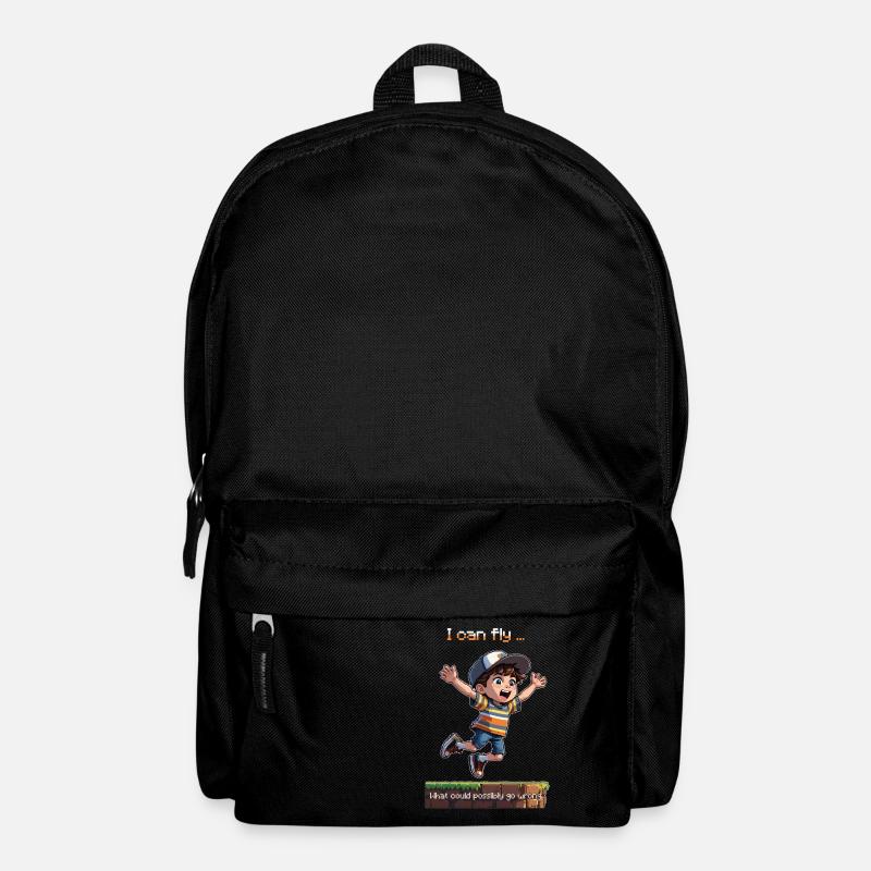The 8bit Fly Guy - Backpack - black