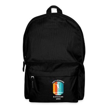 Badminton Federball Badmintonspieler Schokolade - Rucksack - Schwarz - Vorne