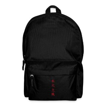 Chemise Elements : Eau, Feu, Terre, Vent - Sac à dos - noir - Devant