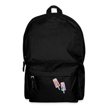 eis am stil,wassereis,buntes eis,sommer - Rucksack - Schwarz - Vorne
