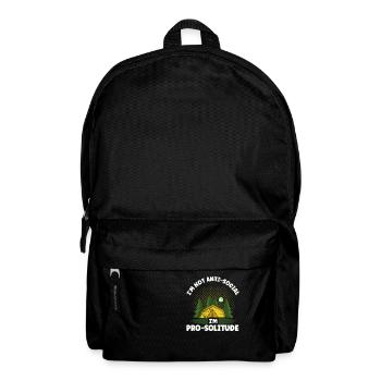 Camping Randonnée Cadeau Campeur Randonneur En Plein Air - Sac à dos - noir - Devant