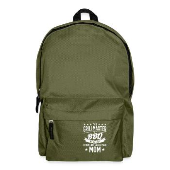 Bbq Grill Meat Lovers Grill Party Food Bbq - Backpack - olive green - Front