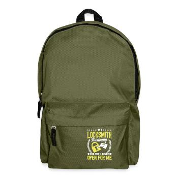 Locksmith Lock Picking Employee Locksmith - Backpack - olive green - Front