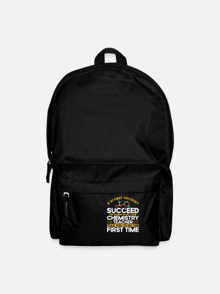 Chimie Cadeau Scientifique Chimiste - Sac à dos - noir