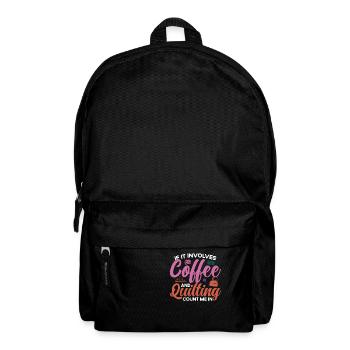 Quilten Geschenk Nähen Stricken Quilter - Rucksack - Schwarz - Vorne