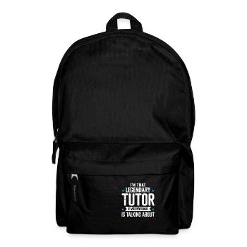 Tutor Geschenk Tutor - Rucksack - Schwarz - Vorne
