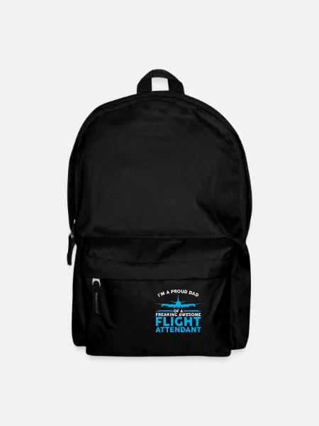 Flugbegleiter Papa Stewardess Flugbegleiter - Rucksack - Schwarz