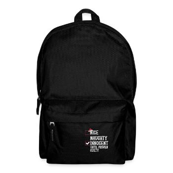 Weihnachten Xmax Weihnachtszeit Weihnachten - Rucksack - Schwarz - Vorne