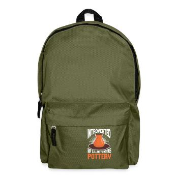 Keramikkünstler Ton Töpfern - Rucksack - Olivgrün - Vorne