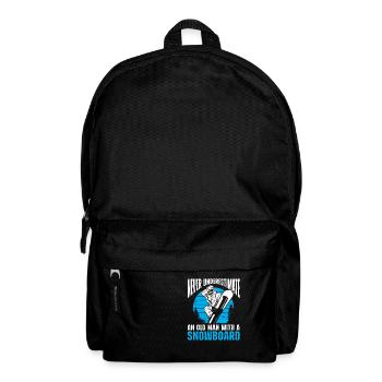 Snowboarding Art Hommes Snowboard Cooler Snowboarder - Sac à dos - noir - Devant