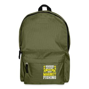 Magnet fishing - Backpack - olive green - Front