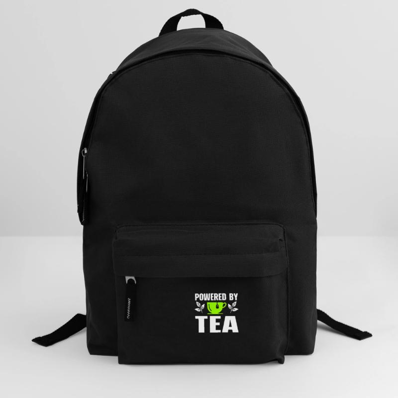 Tea Lover Tea Drinker Quotes Powered By Tea Backpack