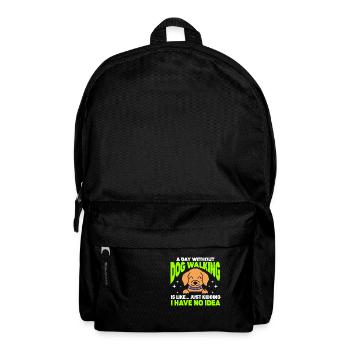 Dog Walker Professional Pet Sitter Dog Walking - Backpack - black - Front