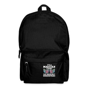 Funny Magician Magic - Backpack - black - Front
