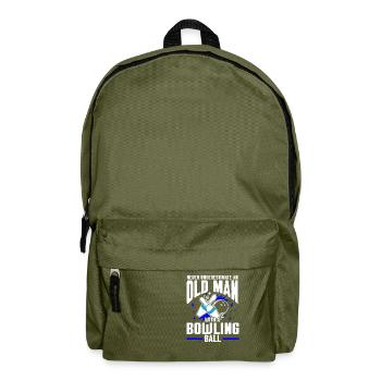 Boule de bowling Bowler - Sac à dos - vert olive - Devant