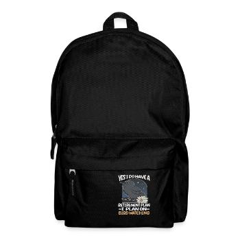 Bird Watching Cute Bird Lover - Backpack - black - Front