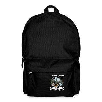 Camping Campfire Camper - Rucksack - Schwarz - Vorne