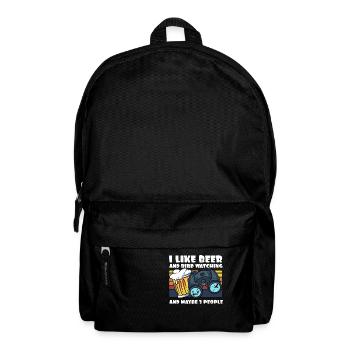 Vogelbeobachtung Ich Liebe Bier Fernglas - Rucksack - Schwarz - Vorne