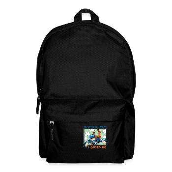 Fallschirmspringen Fallschirm Luftsport - Rucksack - Schwarz - Vorne