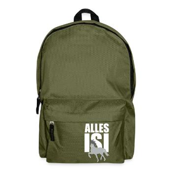 ALLES ISI - Rucksack - Olivgrün - Vorne