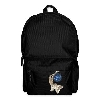 Steinbock mit dem Sternbild Steinbock - Rucksack - Schwarz - Vorne