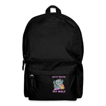 Beste Tante der Welt Patentante - Rucksack - Schwarz - Vorne
