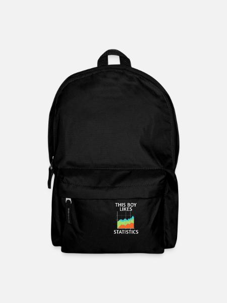 Data Science Statistik Ironischer Statistiker - Rucksack - Schwarz