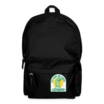 Coole Gurke Dab Sonnenbrille Geschenk Idee - Rucksack - Schwarz - Vorne