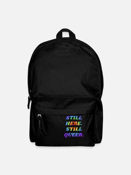 IMMER NOCH HIER NOCH QUEER LGBTQ PRIDE - Rucksack - Schwarz