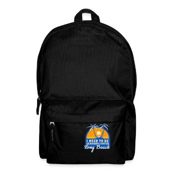 I Need To Be Seahabilitated Long Beach MS Summer - Backpack - black - Front