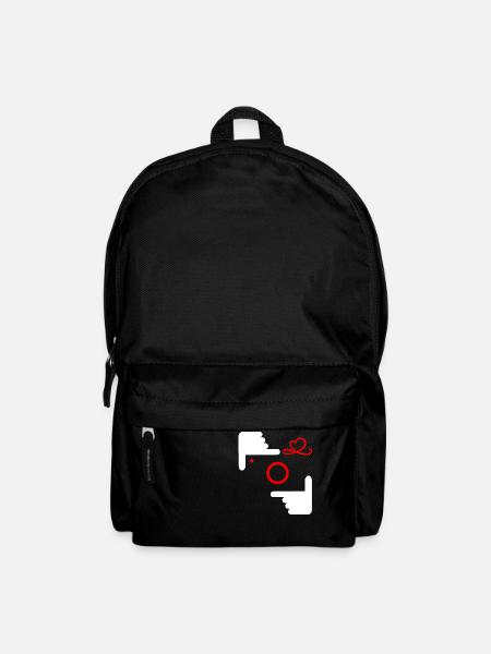 photographe photographie photo appareil photo selfie - Sac à dos - noir