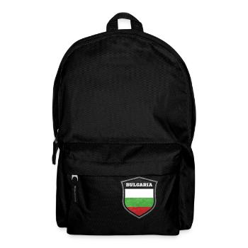 Bulgarien Schild Logo Emblem - Rucksack - Schwarz - Vorne